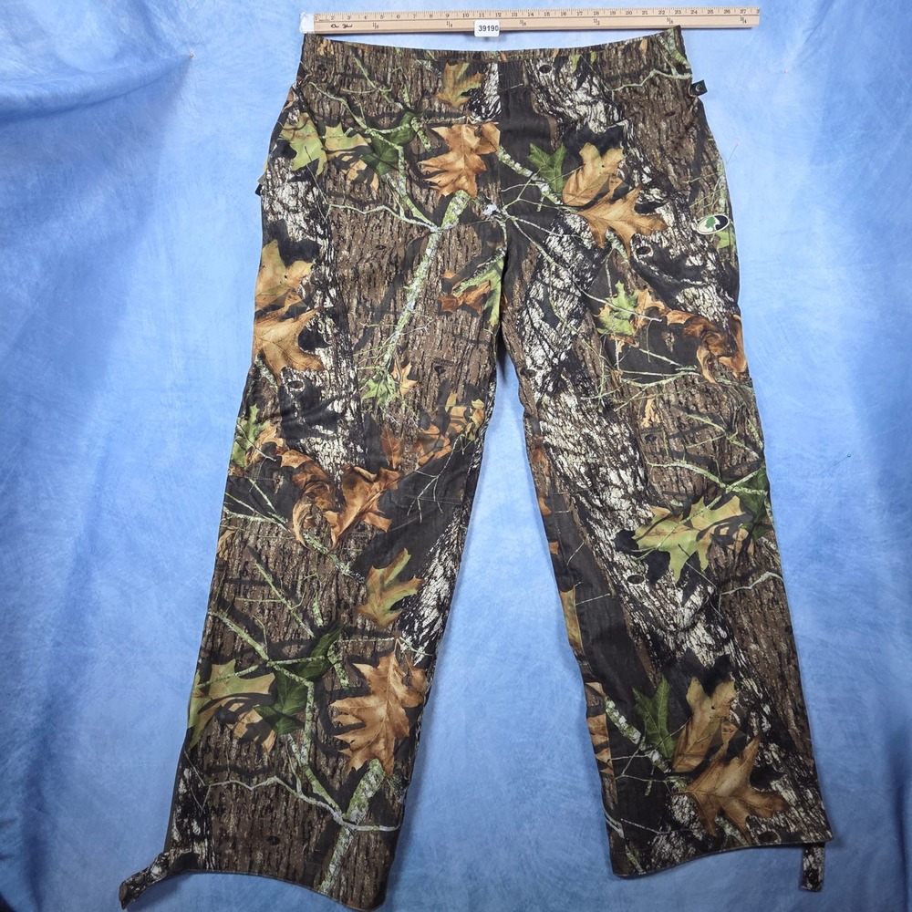 Mossy Oak Raintamer II Hunting Pants Mens 2XL Break-Up Camo Waterproof Torrent